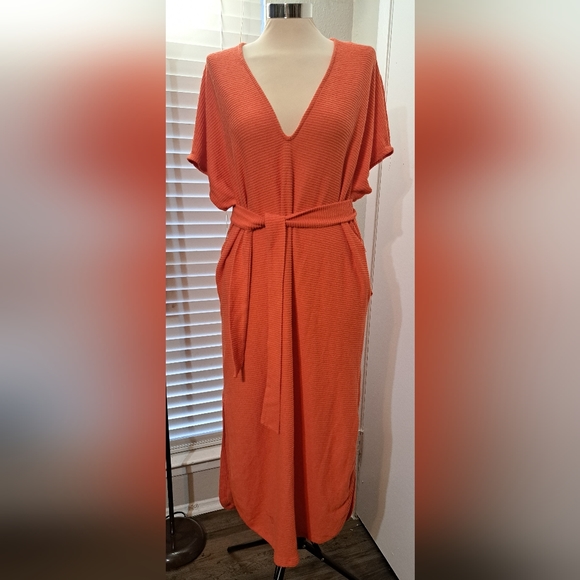 🤎Free People Alma Ribbed Belted Dress🤎 - Picture 9 of 9